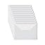 10 Pack Clear Plastic Envelope with Snap Button Closure, Rainforced Folder Document Organizer, A4 Letter Size Envelope File Storage Holder School Office Organization