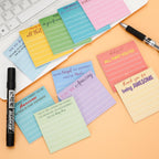 12 Pcs Employee Appreciation Sticky Notes, Thank You Gifts Bulk Note Pads, Mini Pocket Inspirational Notepads with Lines, 3x3 Inches