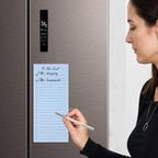 10 Pack to Do List Sticky Notes, Planner Sticky Notes with Lines, Undated to Do List Pad, 50 Sheets Each, Colorful Macaron Pastel Notepads for Office, Home (8.5 x 3.7 Inches)