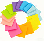 (16 Pads) Lined Sticky Notes 3x3 in Ruled Stickies Super Sticking Power Memo Pads Recyclable, Easy to Post for Home, Office, Notebook (Bright Lined)