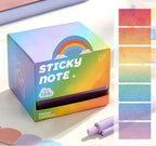 (4 Pack) Glitter Sticky Note, Cute Monster Box,105 Sheets/Roll Fun Cute Sparkle Pull-Out Memo Pads, Cute Self Adhesive Memo Pads, Transparent Glitter Sticky Notes, Small to Do List (4pcs-Cute Monster)