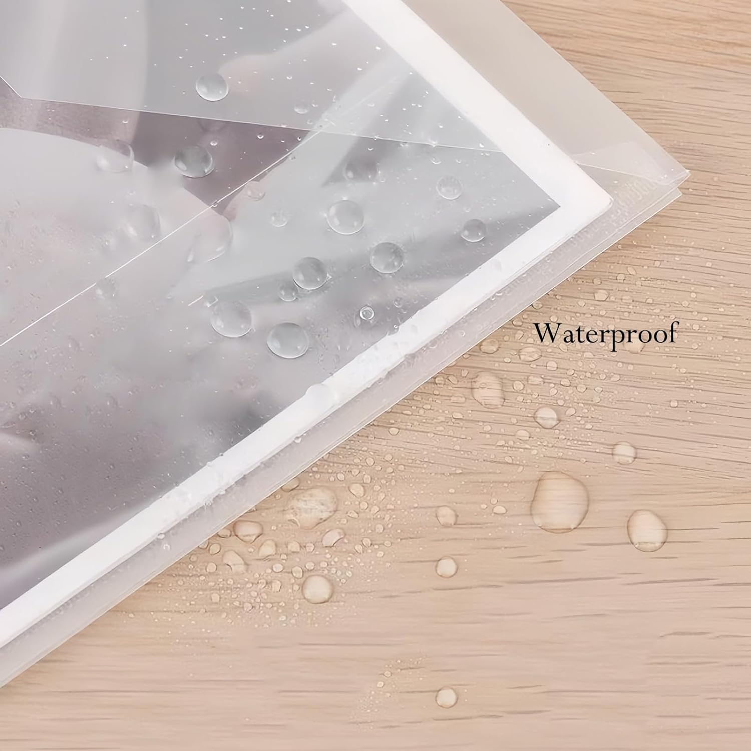 10 Pack Clear Plastic Envelope with Snap Button Closure, Rainforced Folder Document Organizer, A4 Letter Size Envelope File Storage Holder School Office Organization