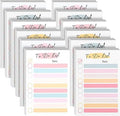 12 Packs to Do List Notepad, 600 Sheets Total – 4x6 Inch Colorful Sticky Notes for Office, Learning Places, Grocery & Daily Tasks – Fun & Practical Memo Pads for Coworkers, Friends, ADHD Organization
