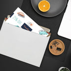 10 Pack 6x6 Inch Rigid Mailers – 420 GSM Self Seal Stay Flat Cardboard Envelopes for CDs, DVDs, Photos, Documents – Tear Strip, Do Not Bend Labels – Square Card Mailers & Shipping Envelopes (White)